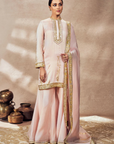 Baby Pink Whispering Lily Sharara Set