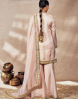 Baby Pink Whispering Lily Sharara Set