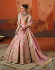 The Gulab Barfi Lehenga with Veil - Ready to Ship