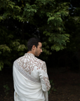 Ivory Fleur Sherwani Set