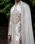 Ivory Fleur Sherwani Set