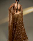 Copper Gold Lehenga Set - Midas Touch