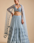 Ice Blue Lehenga Set - Ready to Ship