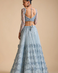 Ice Blue Lehenga Set - Ready to Ship