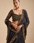 Black Mastaani Lehenga - Ready to Ship
