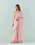 Masoom Gulaabi Saree - Ready to Ship