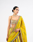 Moss Green Mirror Seam Lehenga Set