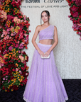 Lilac One Shoulder Lehenga Set - Ready to Ship