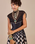 Chevron Anarkali Set