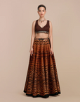 Tiger Print Skirt Set
