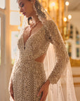 Champagne Sequin Gown