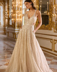 Ivory Mirror Work Gown