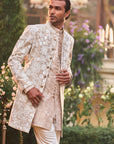 Nude Dori Sherwani Set