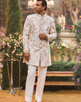 Nude Dori Sherwani Set
