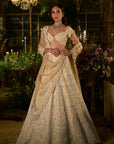 Light Gold Pearl Lehenga Set