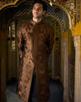 Bronze Sherwani Set