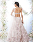 Soft Berry Checkered Lehenga Set - Ready to Ship