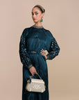 Teal Blue Kaftan