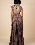 Umber Brown Printed Anarkali