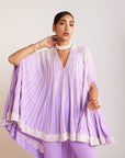 Lilac Asymmetrical Cape Set