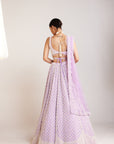 Lilac Pearl Drop Lehenga Set