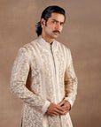 Almond Ivory Sherwani Set