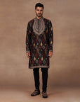 Black Ikat Kurta Set | East