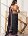 Black Secret Garden Saree - Ready to Ship