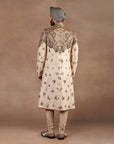 Creme Ivory - Gold Sherwani Set