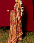 Red Banno Saree Set II