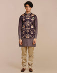 Imperial Purple Nehru Jacket