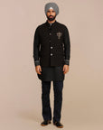 Midnight Black Nehru Jacket