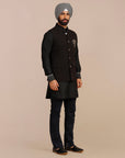Midnight Black Nehru Jacket
