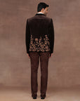 Mocha Brown Velvet Tuxedo | East