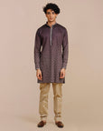Navy Blue Kurta