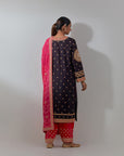 Black Bandhani Gota & Marrori Work Kurta Set II