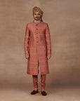 Old Pink Sherwani Set | East