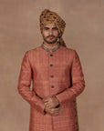 Old Pink Sherwani Set | East