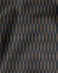 Prussian Blue Ikat Print Safa | East