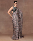 Sage - Emerlad Ombre Saree Set