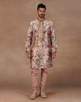 Soft Pink - Beige Ombre Kurta Set | East
