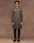 Taupe - Black Ombre Kurta Set | East