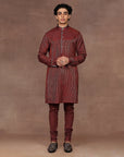 Vinatge Red Kurta Set | East