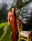 Ember Glow Saree Set