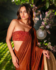 Ember Glow Saree Set