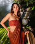 Ember Glow Saree Set