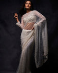 Crystal Pearl Saree