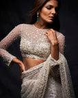 Crystal Pearl Saree