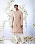 Nude Kiran Dori Sherwani Set