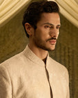 Ivory Sequin Sherwani Set
